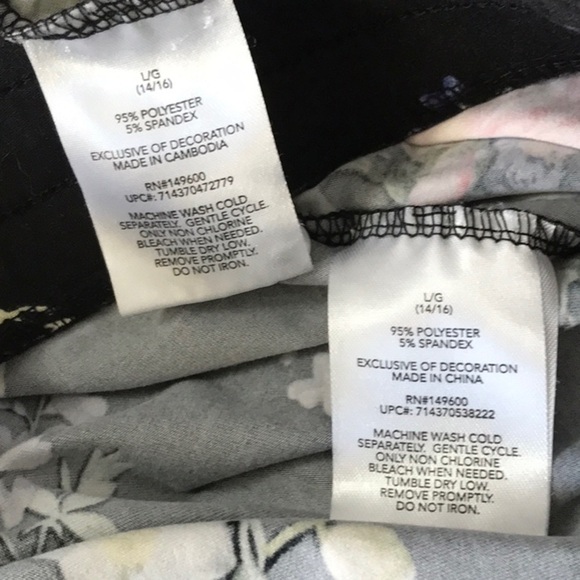 Flora by Flora Nikrooz 2-Piece Notch Collar Pajama Set In Miley Black Floral - Picture 9 of 11